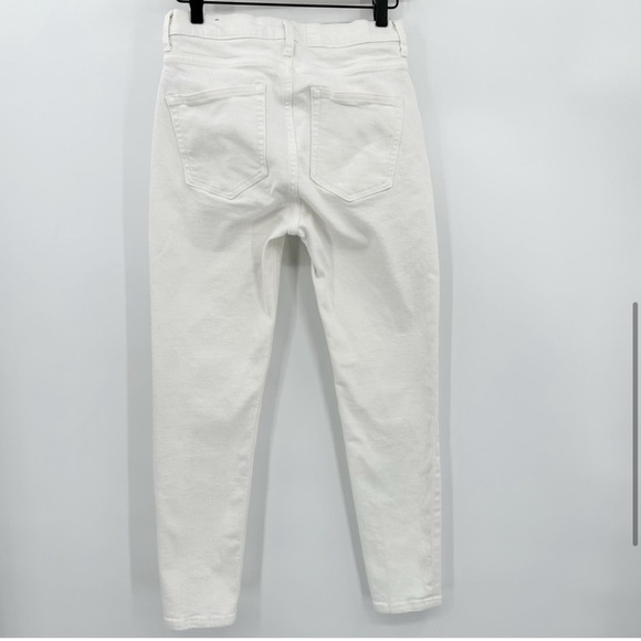 Everlane High Rise Skinny Ankle Jeans in Bone Cream Denim • 27 - Picture 4 of 9